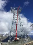 Clausen Kran Stützen Masten 3S Bahn Zermatt Matterhorn LTR 1060