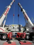 Kran Clausen Autokran Trafo