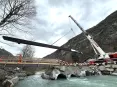 Clausen Kran - Fussgängerbrücke Südegg